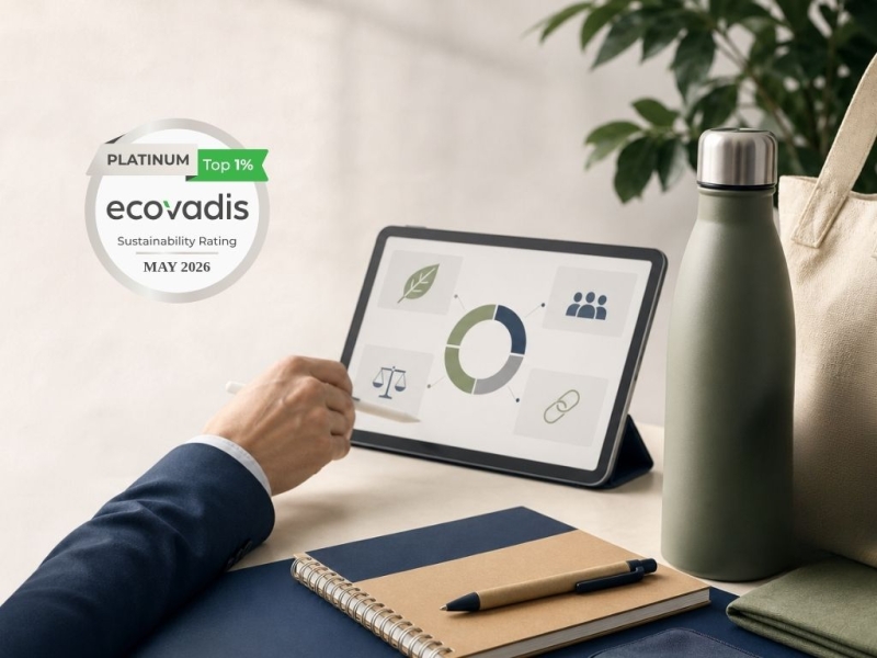 Pourquoi choisir un fournisseur d'objets publicitaires évalué EcoVadis ?